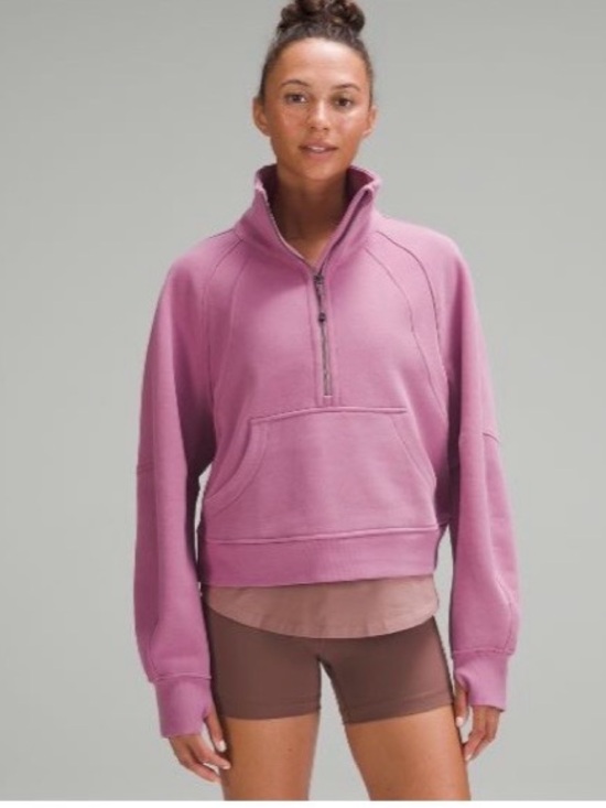 lululemon athletica Sweaters - Lululemon Half-Zip Scuba Pullover Sweatshirt